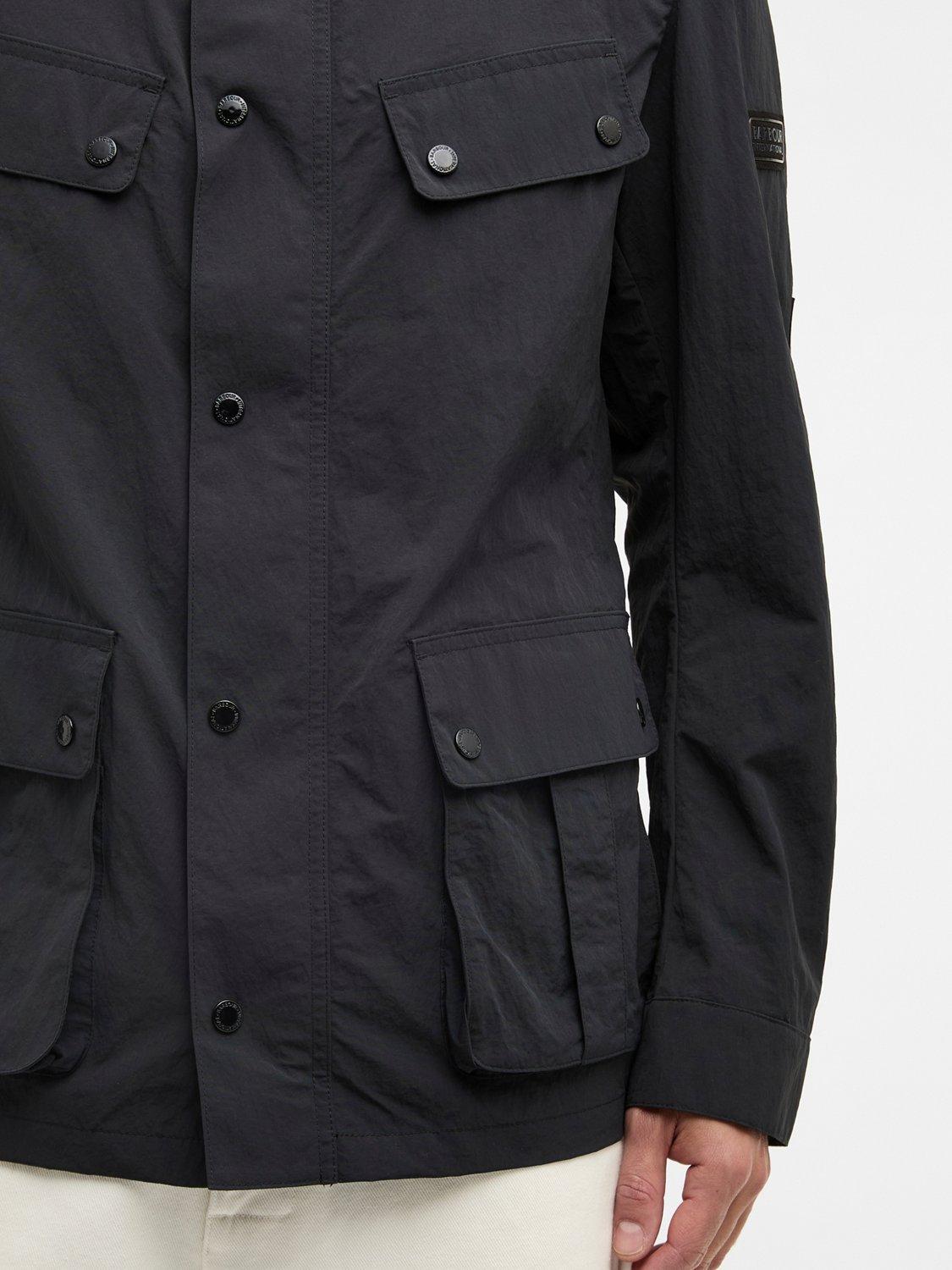 Product image 7 of 9, which shows Barbour International Modern Duke Showerproof Jacket, Black, S