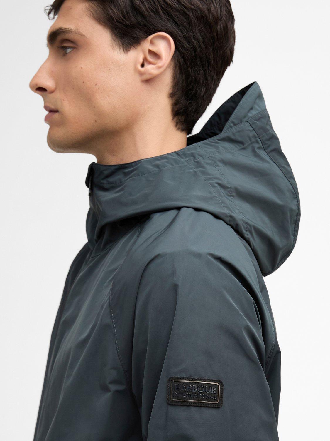 Product image 5 of 7, which shows Barbour International Peckett Showerproof Jacket, Forest River, S