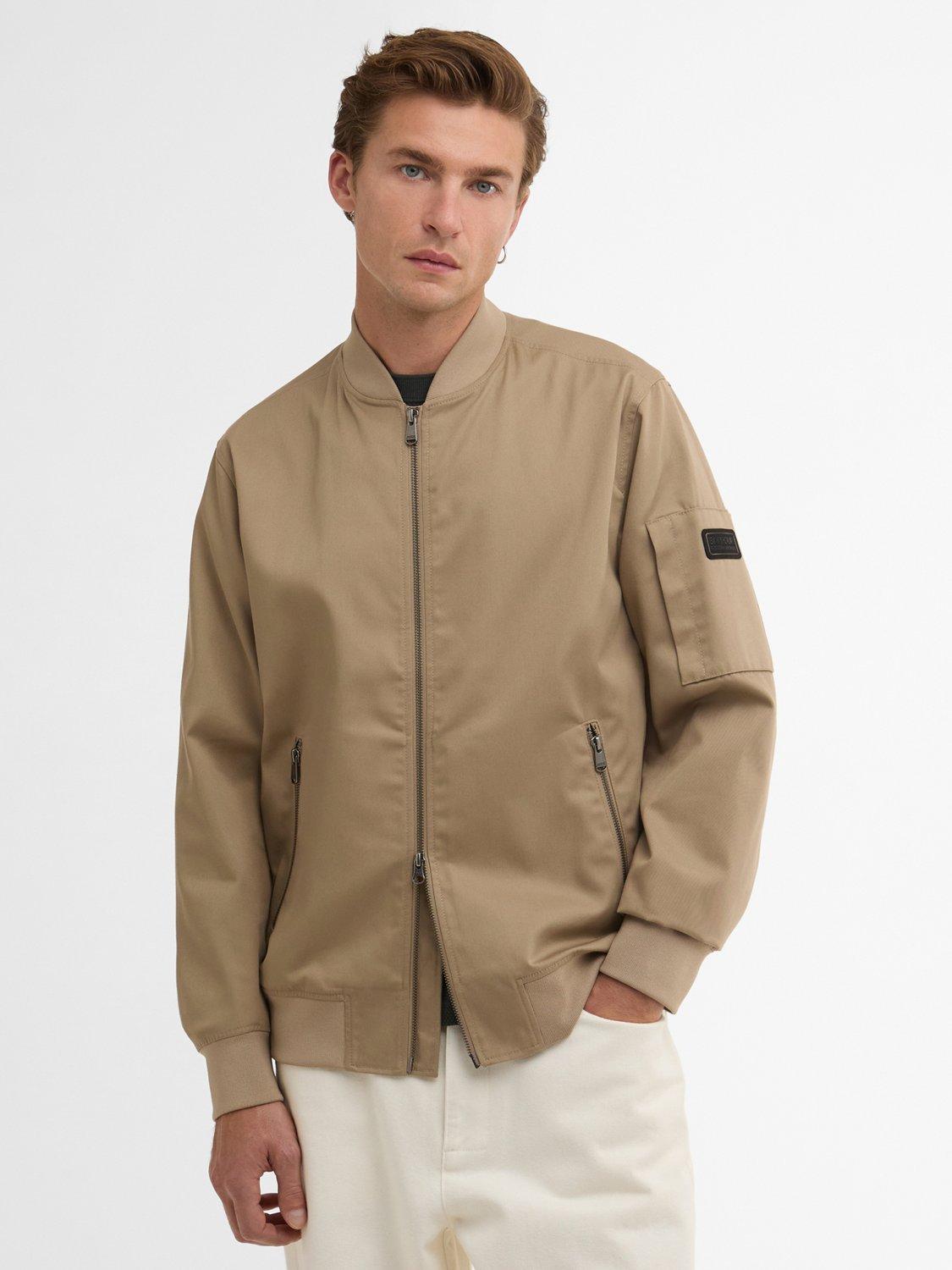 Product image 1 of 7, which shows Barbour International Tardon Casual Harrington Jacket, Coriander, S