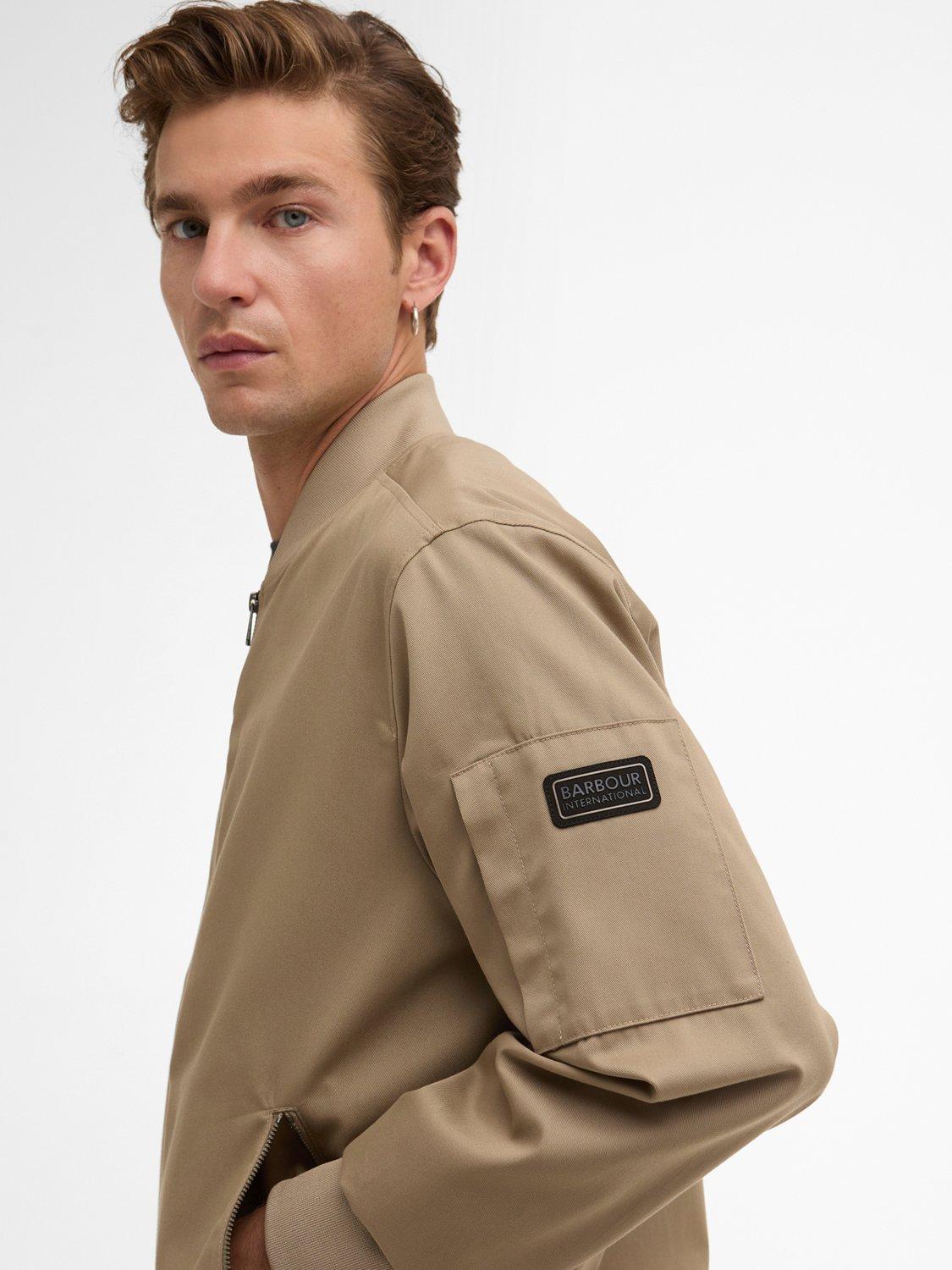 Product image 5 of 7, which shows Barbour International Tardon Casual Harrington Jacket, Coriander, S