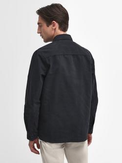 Barbour Cotton Regular Fit Washed Overshirt, Navy - view 2, Navy