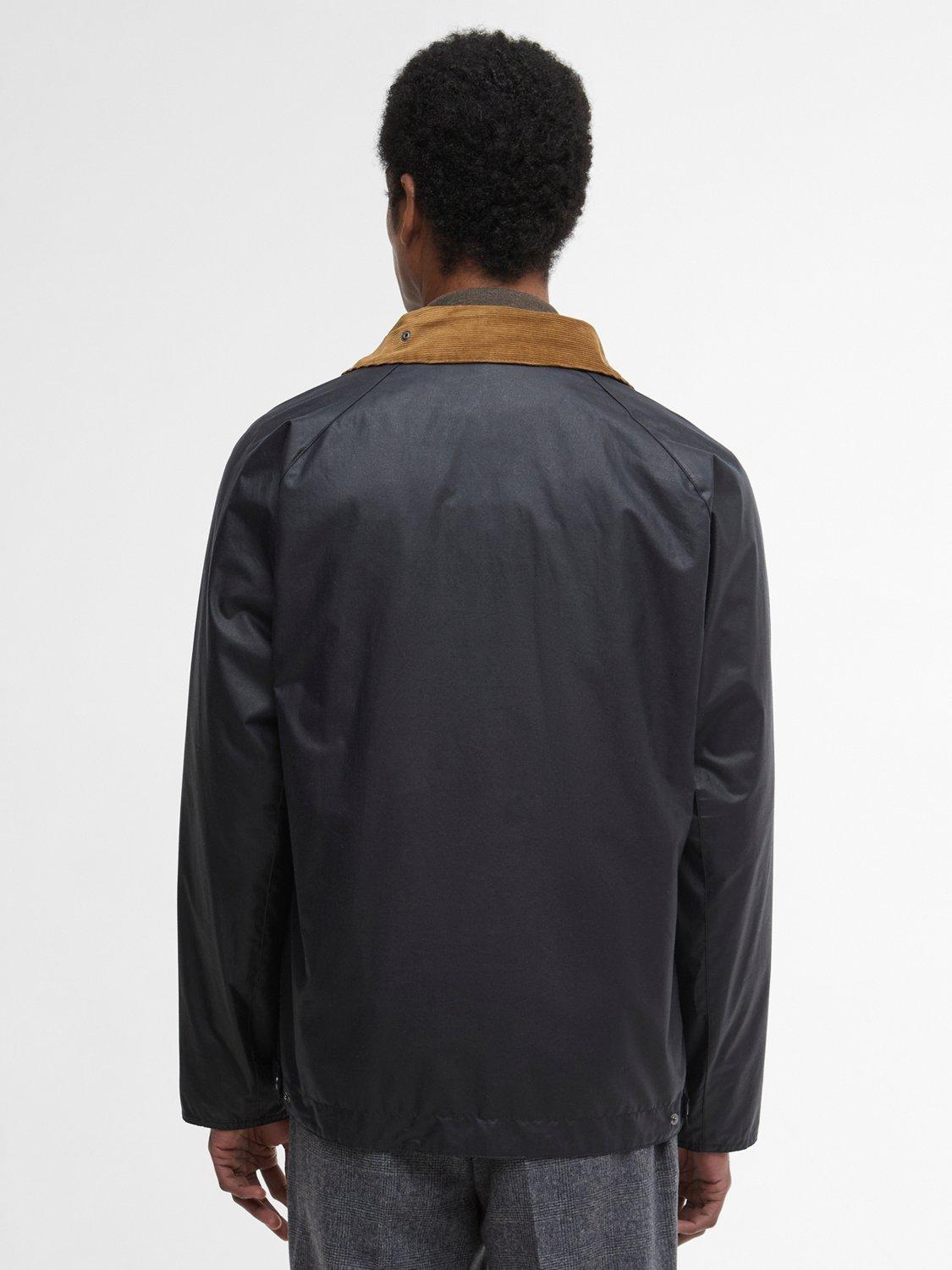 Product image 2 of 7, which shows Barbour Beadle Waxed Cotton Jacket, Navy/Highland, S