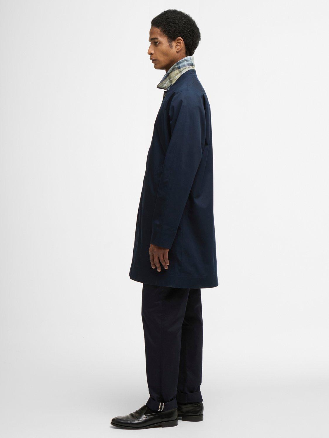 Product image 3 of 7, which shows Barbour Rokig Waterproof Mac, Navy/Highland, S