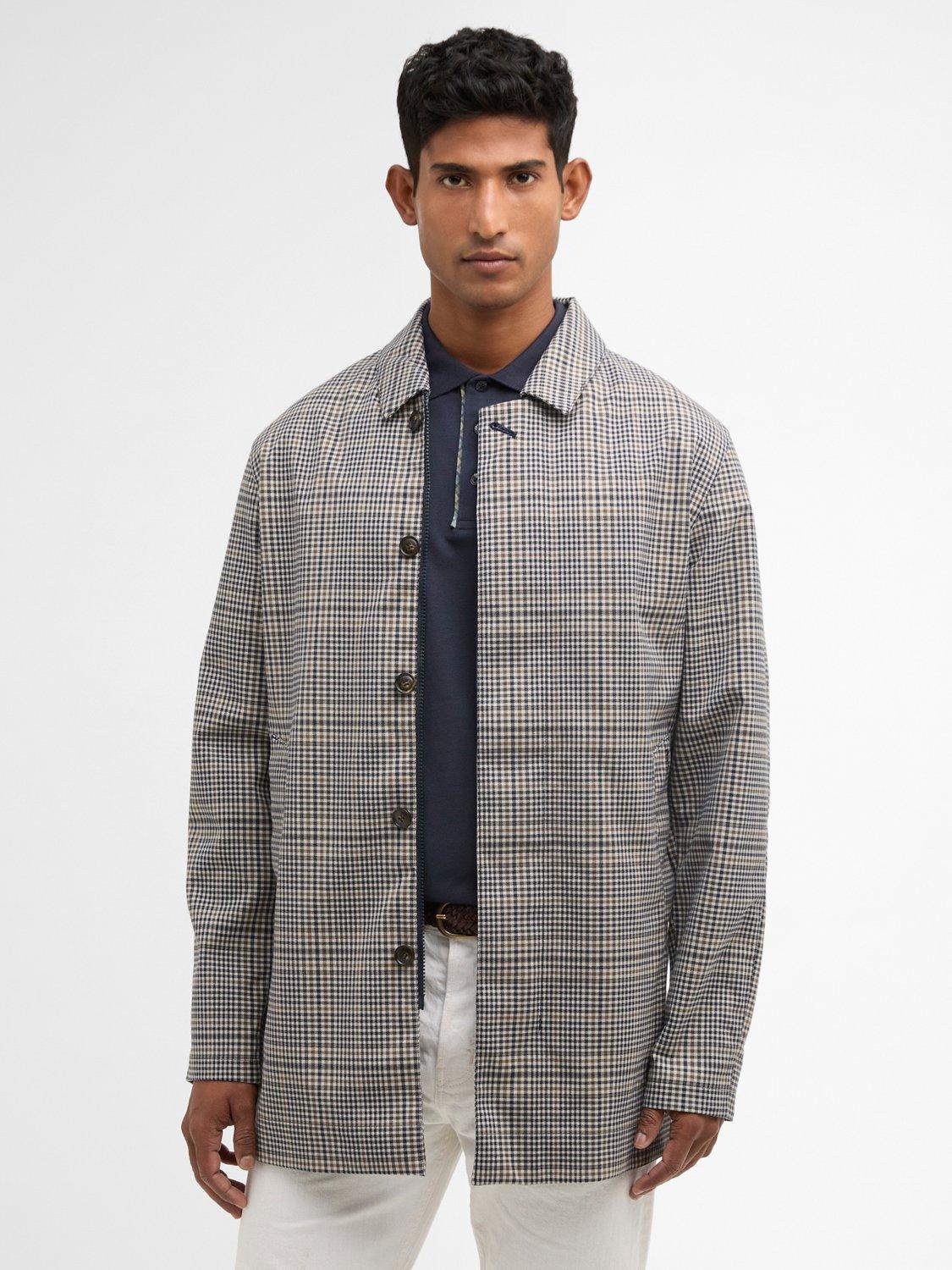Product image 1 of 7, which shows Barbour Rokig Check Waterproof Mac, Multi, S