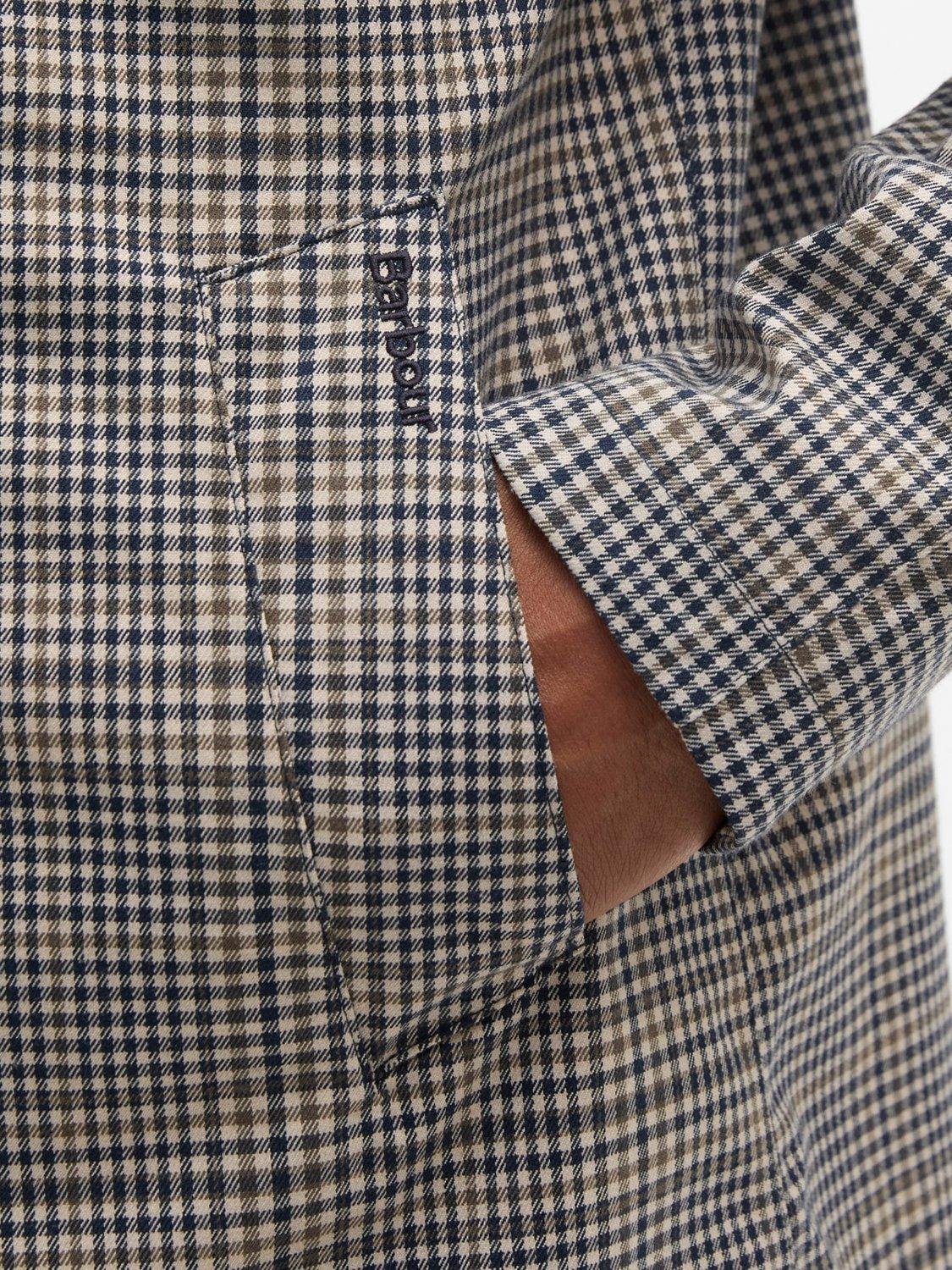 Product image 6 of 7, which shows Barbour Rokig Check Waterproof Mac, Multi, S