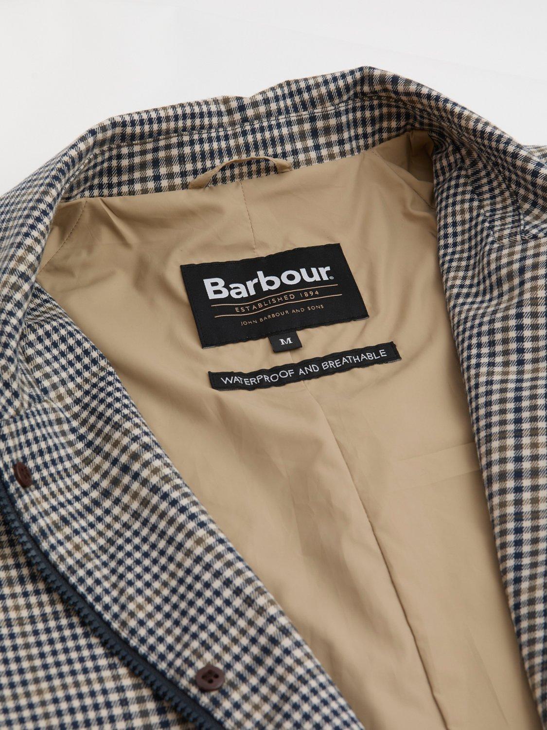 Product image 7 of 7, which shows Barbour Rokig Check Waterproof Mac, Multi, S