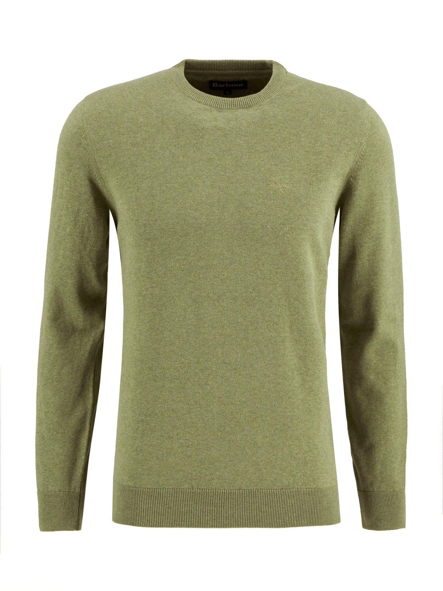 Product image 4 of 5, which shows Barbour Pima Cotton Sweater, Laurel Green, S