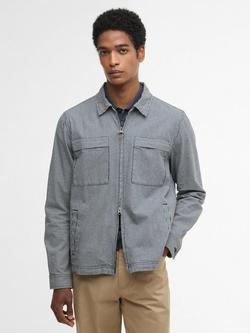 Barbour Willowburn Cotton Regular Fit Gingham Overshirt, Navy, Navy