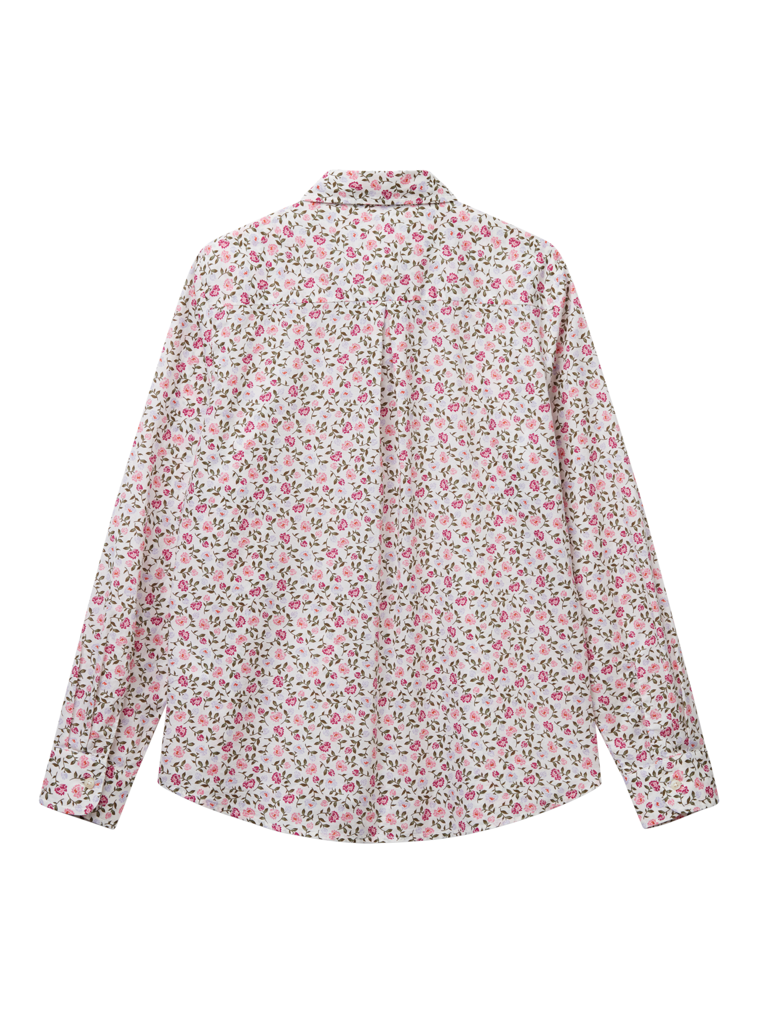 Product image 5 of 5, which shows Benetton Floral Long Sleeve Shirt, Cream, XS