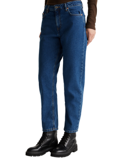 Benetton Mid Rise Mom Fit Jeans, Mid Blue, Mid Blue