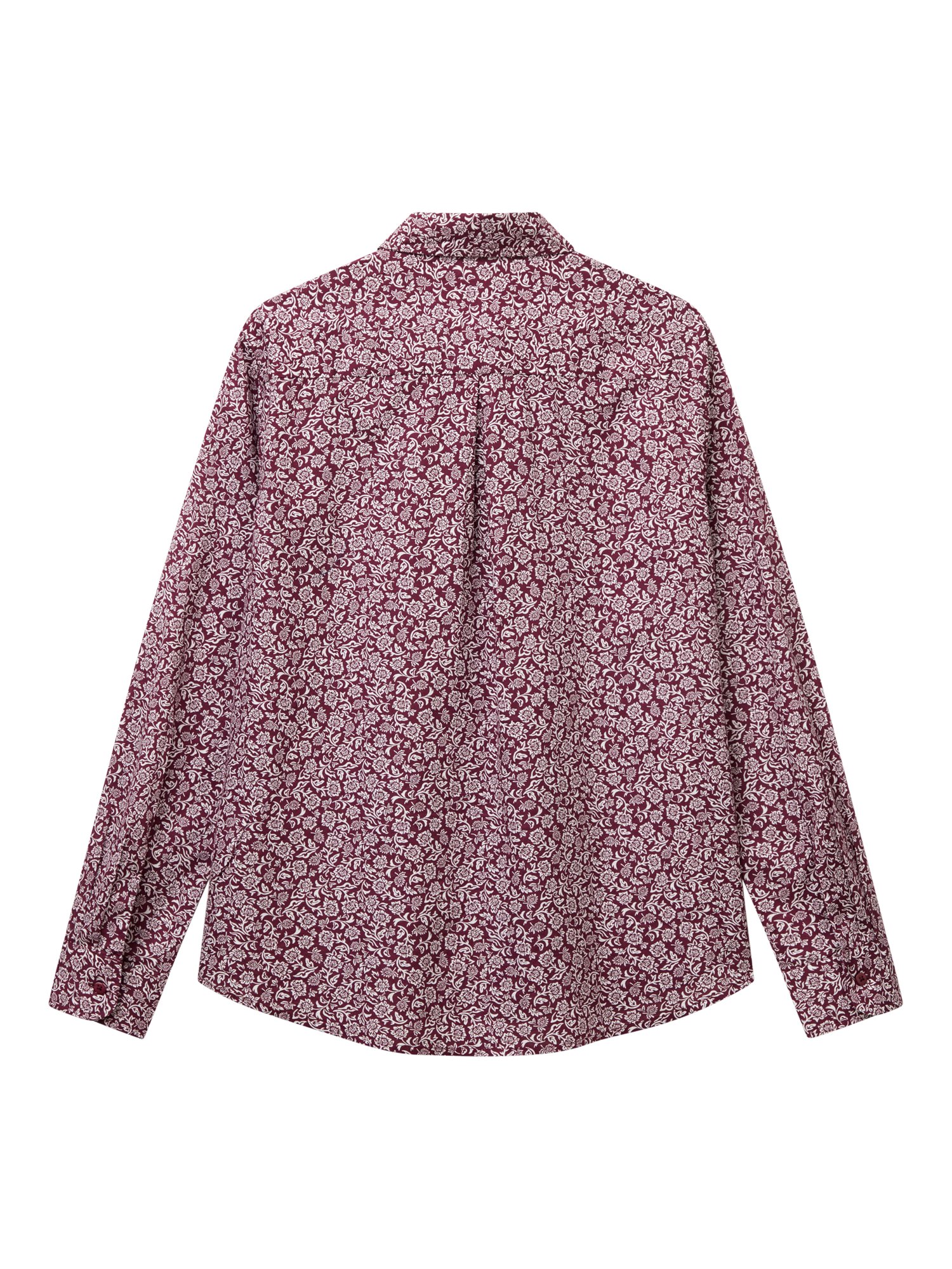 Product image 4 of 4, which shows Benetton Floral Long Sleeve Shirt, Purple/Multi, XS