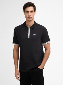 Barbour Interntional Swinford Polo Shirt, Black, Black