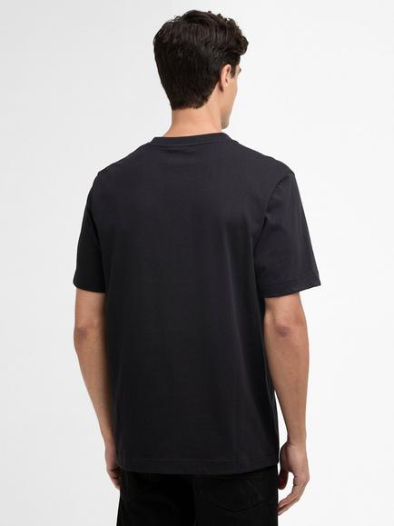 Barbour International Piston T-Shirt, Black - view 2, Black