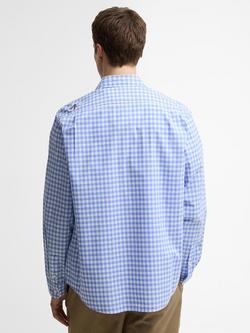 Barbour Paul Smith Swale Cotton Gingham Check Shirt, Mid Blue - view 2, Mid Blue