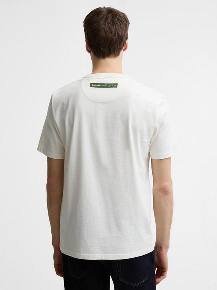Barbour Paul Smith Loves Barbour Fishing Jacket Cotton T-Shirt, Whisper White - view 2, Whisper White