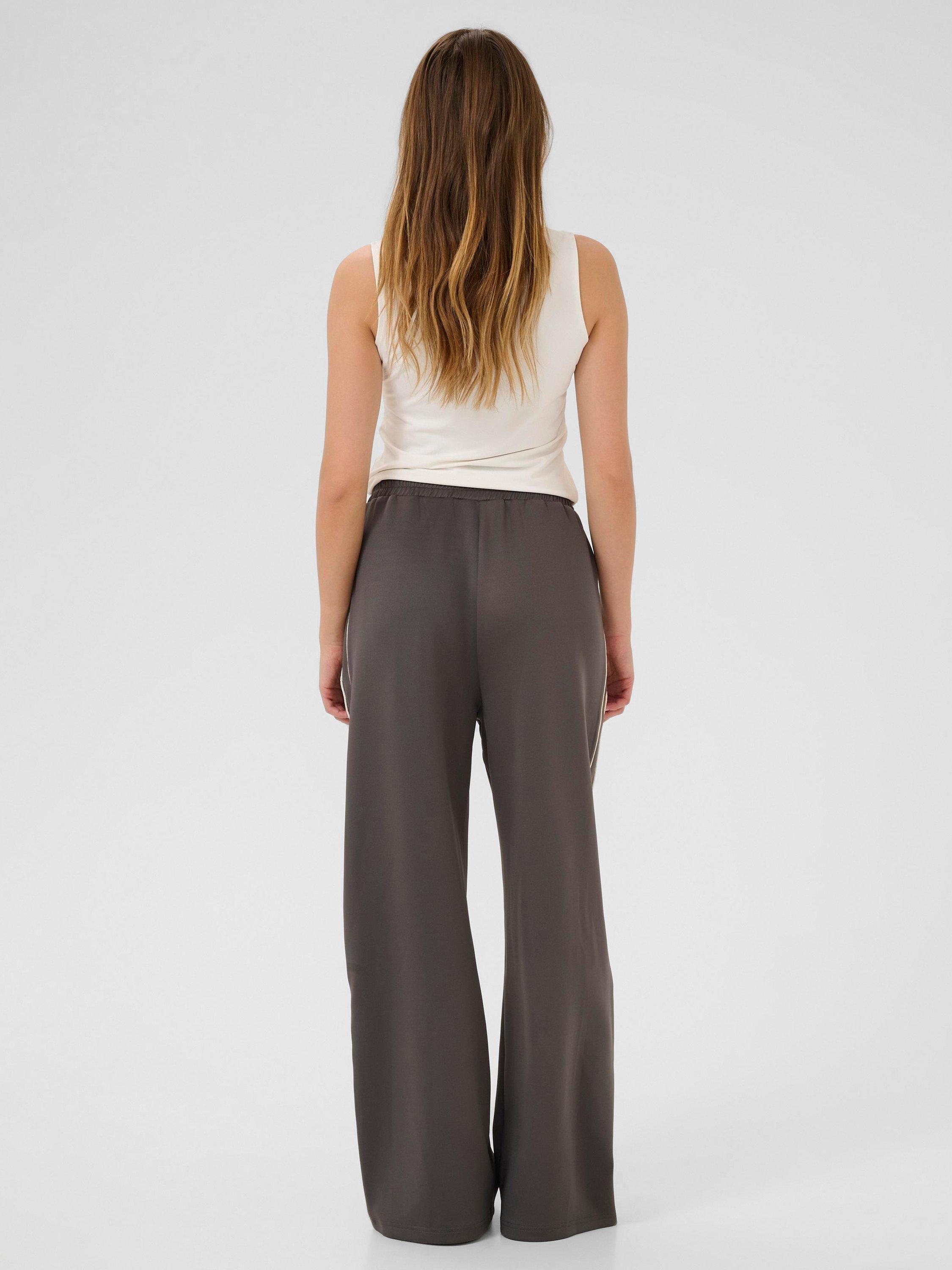 Product image 2 of 6, which shows KAFFE KAarina Sleeveless Top, Chalk, XS