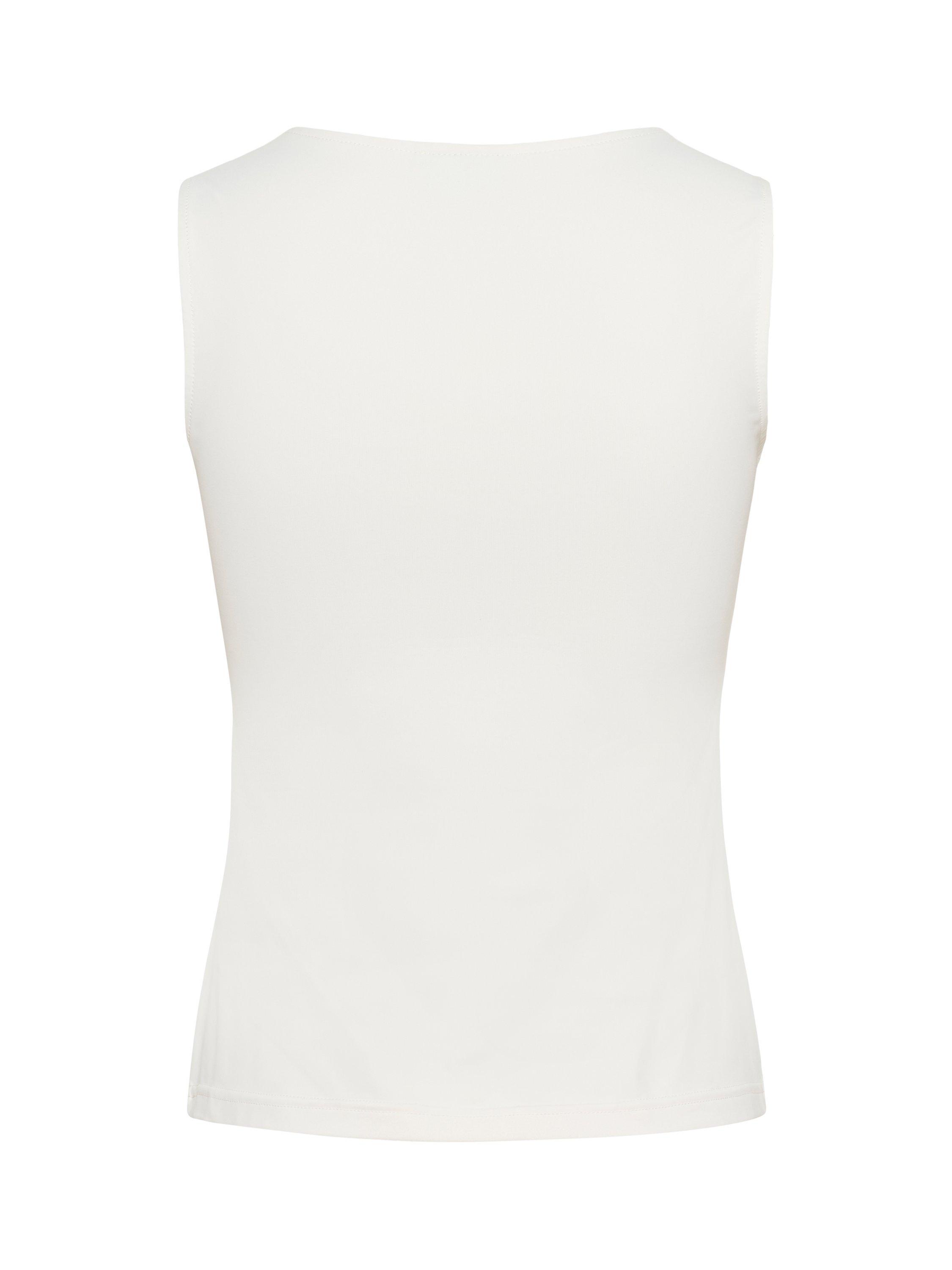 Product image 6 of 6, which shows KAFFE KAarina Sleeveless Top, Chalk, XS