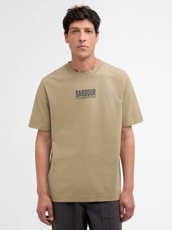 Barbour Morden Cotton Graphic T-Shirt, Grey Olive, Grey Olive
