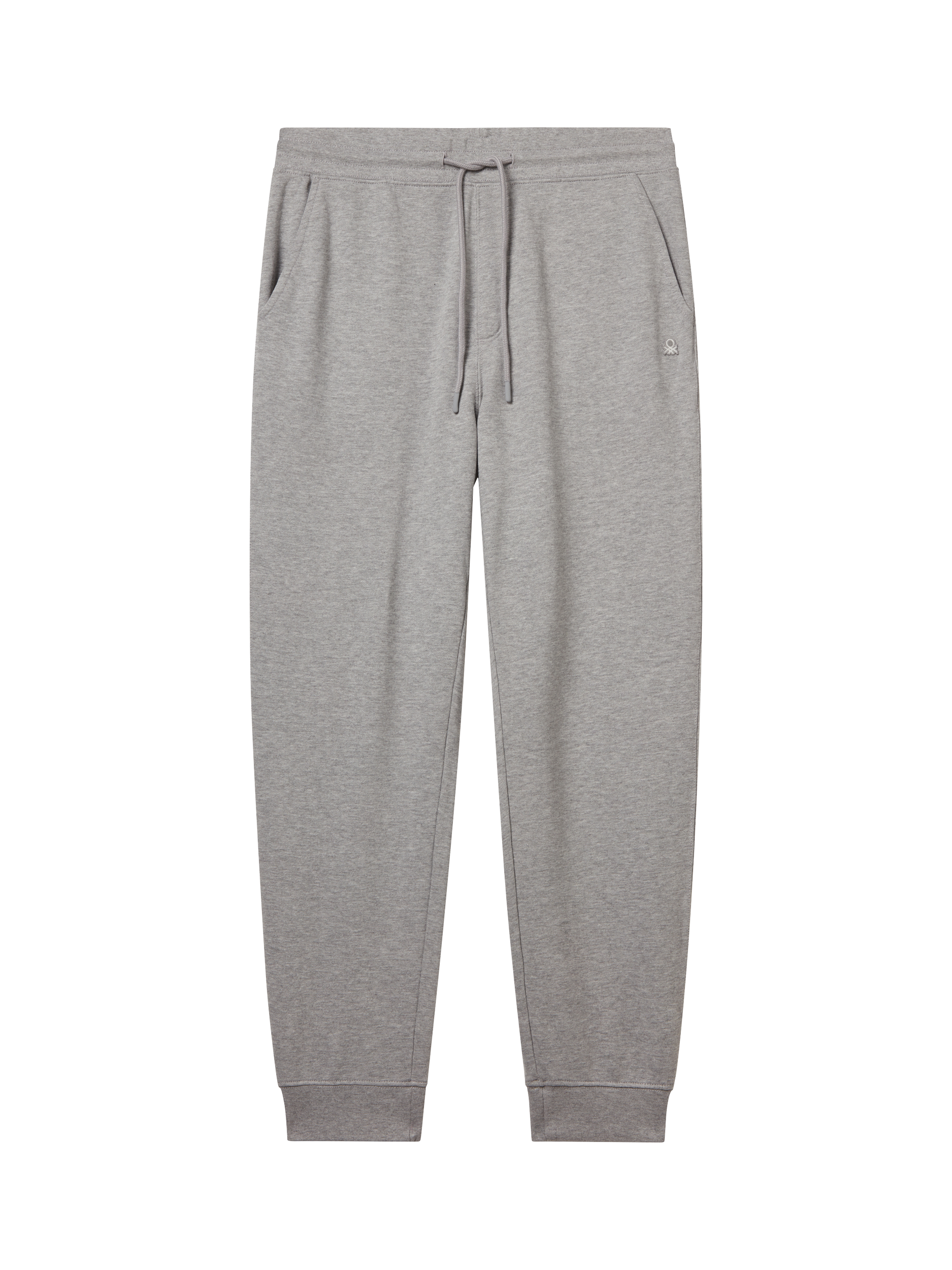 Product image 4 of 5, which shows Benetton Cotton Fleece Joggers, Grey, S