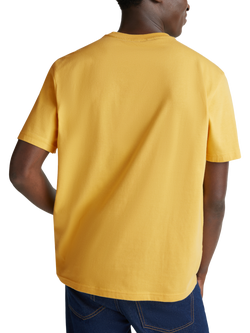 Benetton Cotton Regular Fit Short Sleeve T-Shirt - view 2, Yellow