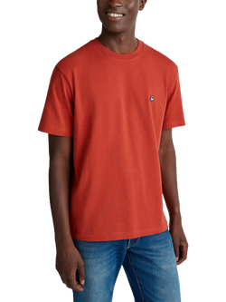 Benetton Cotton Regular Fit Short Sleeve T-Shirt, Red