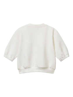 Benetton Baby Cotton Rich Sweatshirt - view 2, White