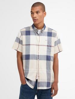 Barbour Douglas Regular Fit Short Sleeve Shirt, Oban Mist Tartan, Oban Mist Tartan