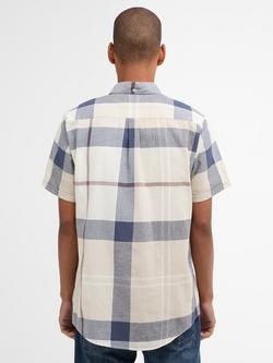 Barbour Douglas Regular Fit Short Sleeve Shirt, Oban Mist Tartan - view 2, Oban Mist Tartan