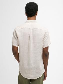 Barbour Linton Reguar Fit Short Sleeve Shirt, Mist - view 2, Mist