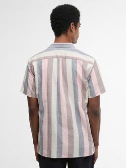 Barbour Portwell Regular Fit Short Sleeve Shirt, Pink - view 2, Pink