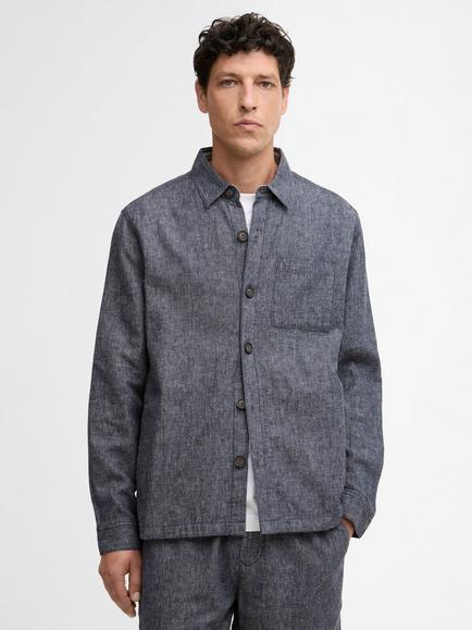 Barbour Stillwater Regular Fit Overshirt, Navy, Navy