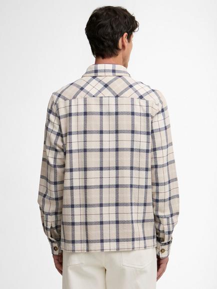 Barbour Vennel Regular Fit Overshirt, Oban Mist Tartan - view 2, Oban Mist Tartan