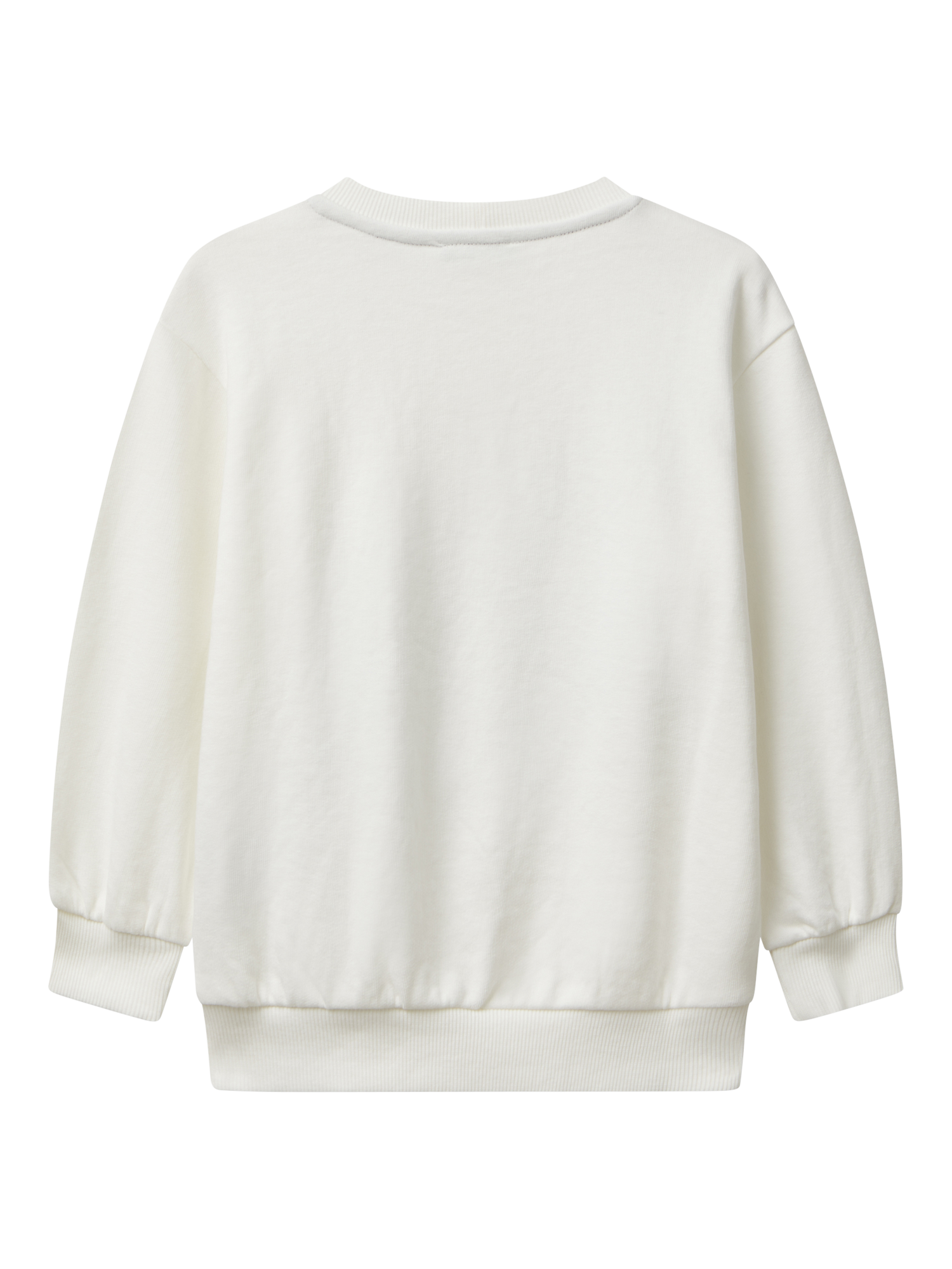 Product image 2 of 3, which shows Benetton Kids' Cotton Blend 3D Sweatshirt, White, 2-3 years
