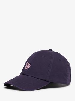 Superdry Embroidered Logo Baseball Cap, Navy - view 2, Navy
