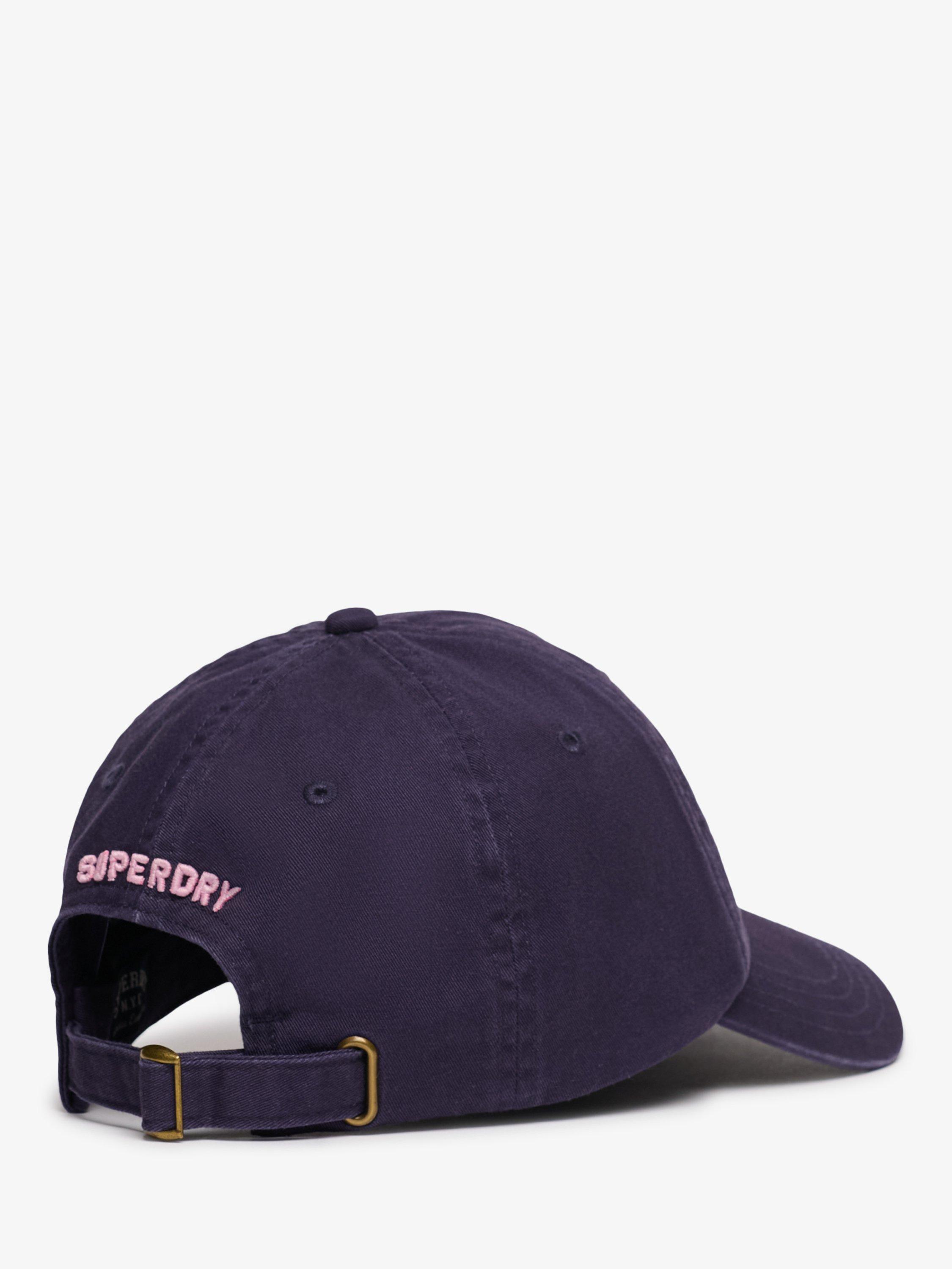 Product image 5 of 5, which shows Superdry Embroidered Logo Baseball Cap, Navy, One Size