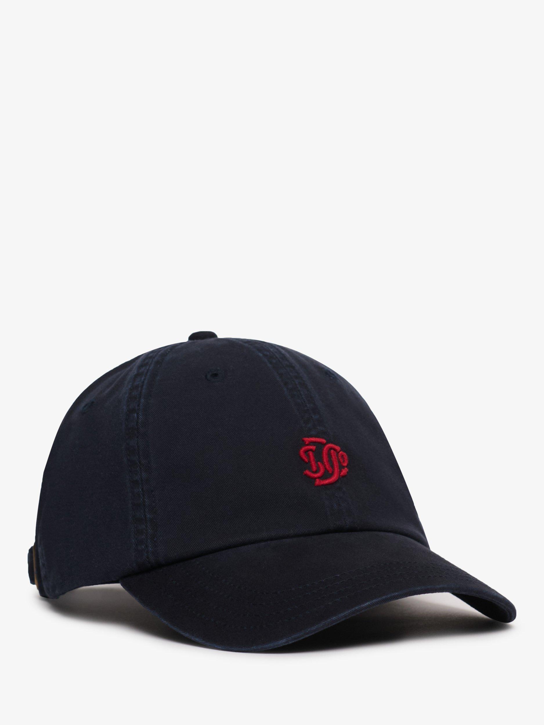 Product image 1 of 5, which shows Superdry Embroidered Logo Baseball Cap, Navy, One Size