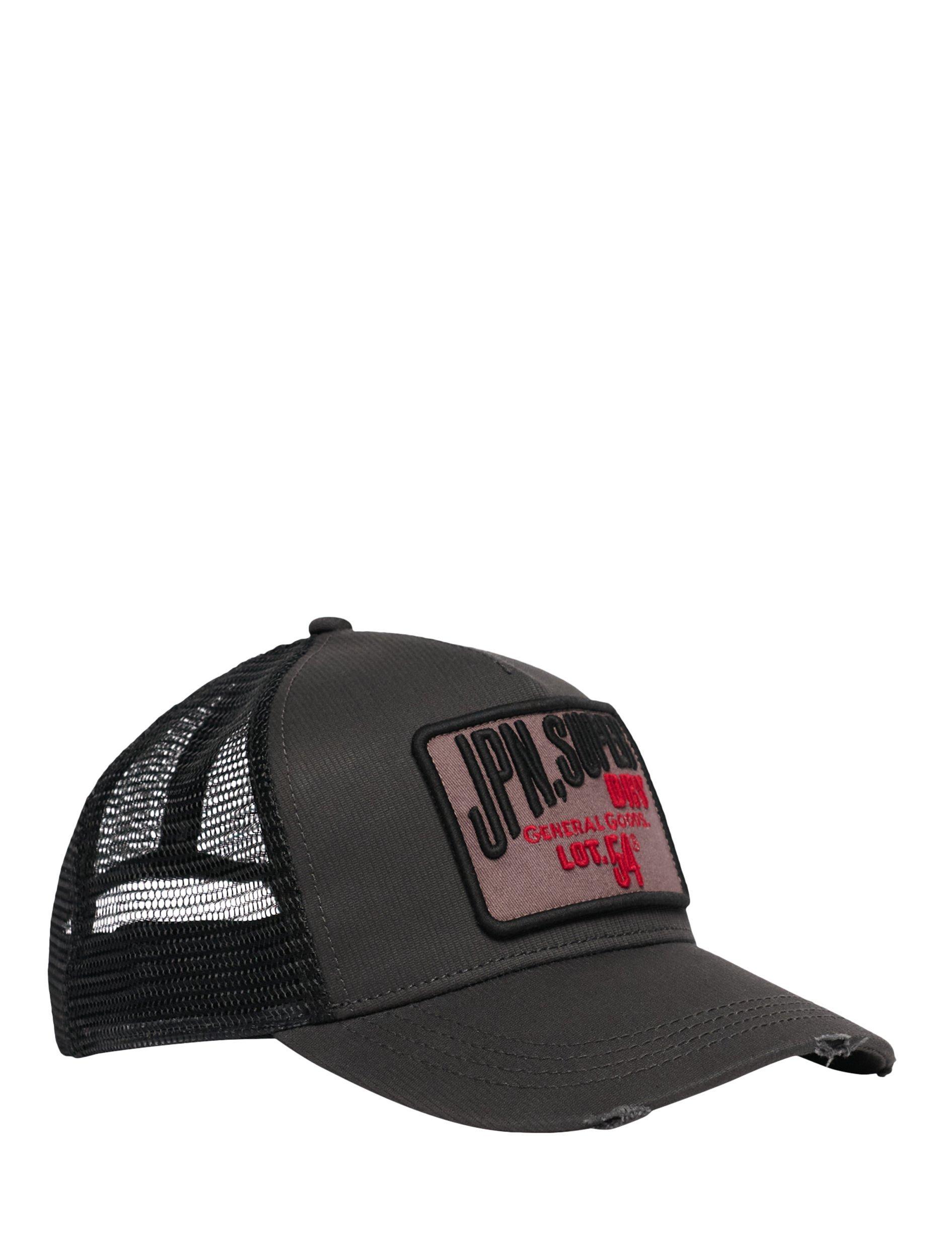 Product image 1 of 5, which shows Superdry Dirt Road Cord Trucker Baseball Cap, Vintage Black, One Size