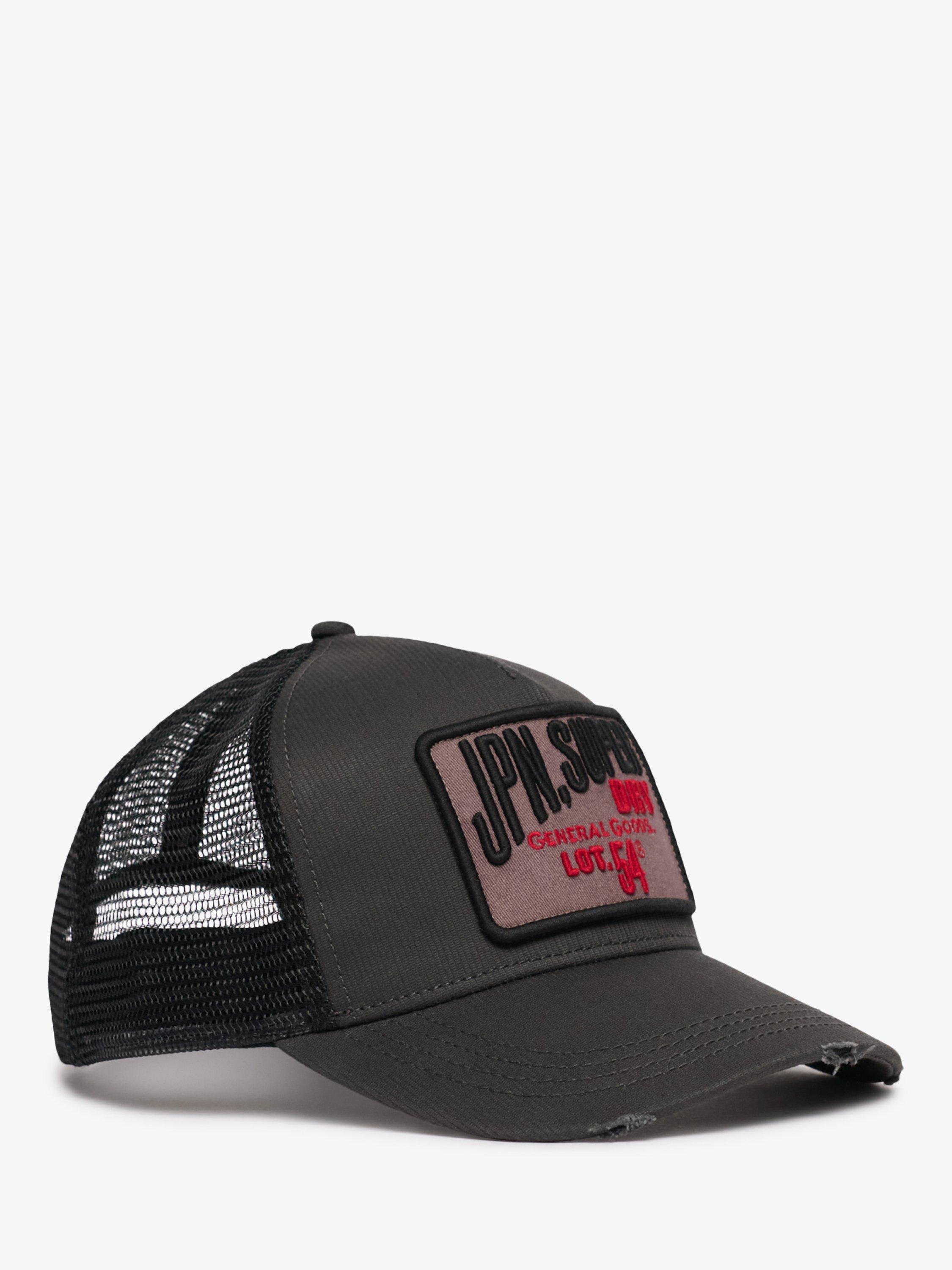 Product image 4 of 5, which shows Superdry Dirt Road Cord Trucker Baseball Cap, Vintage Black, One Size