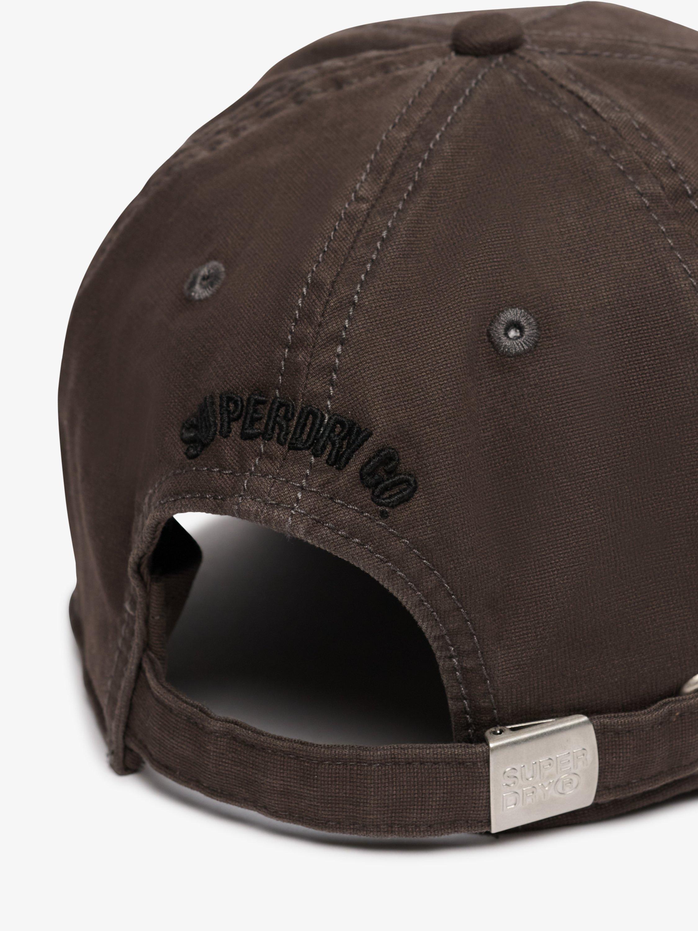 Product image 6 of 7, which shows Superdry Monogram Trucker Baseball Cap, Vintage Black, One Size