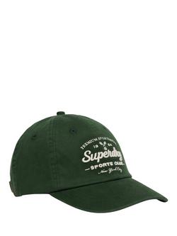 Superdry Vintage Club Baseball Cap, Green, Green