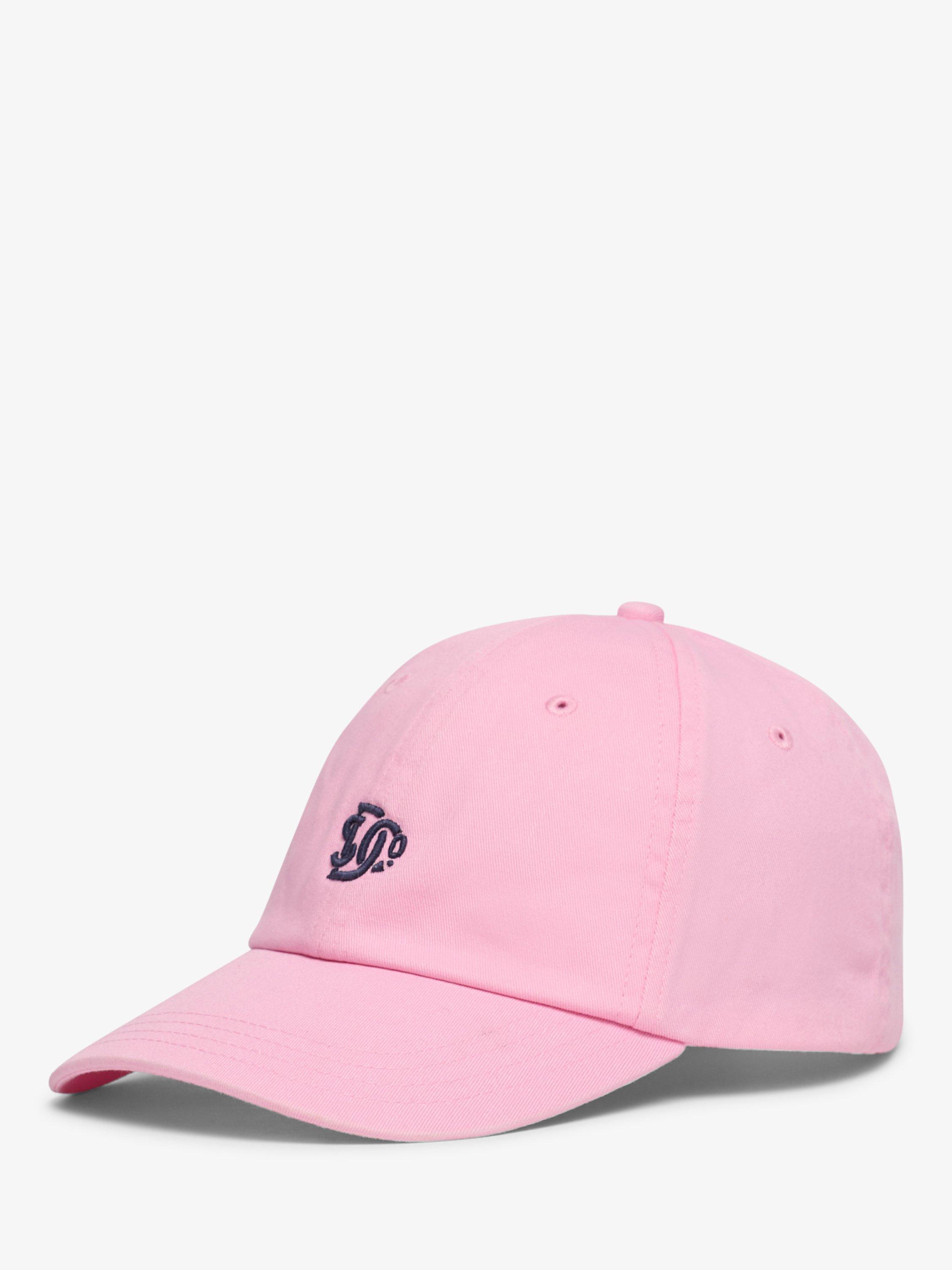 Product image 2 of 5, which shows Superdry Embroidered Logo Baseball Cap, Pink, One Size