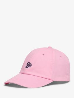 Superdry Embroidered Logo Baseball Cap, Pink - view 2, Pink