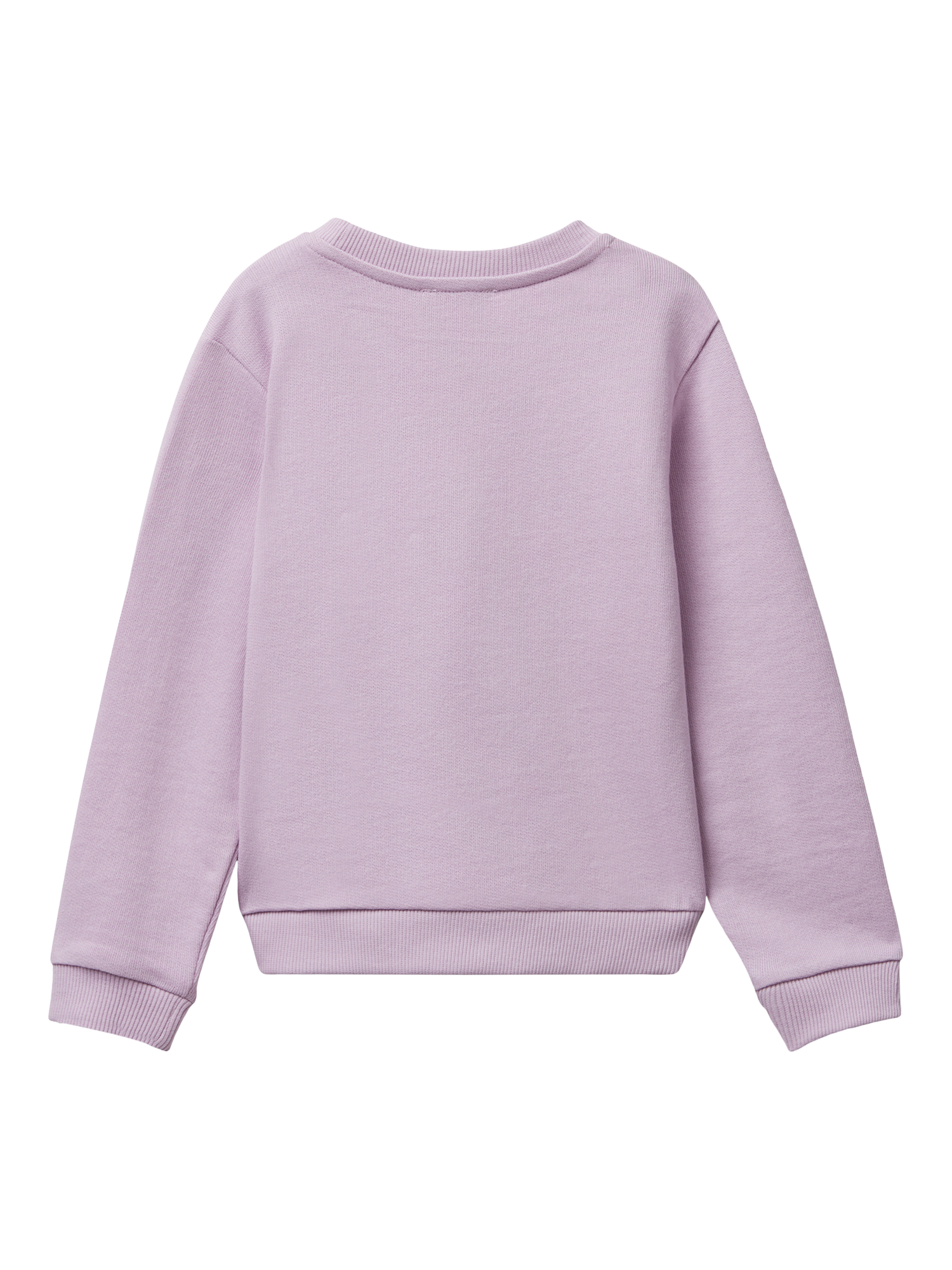 Product image 2 of 3, which shows Benetton Kids' Cotton Crew Neck Sweatshirt, Violet, 18-24 months
