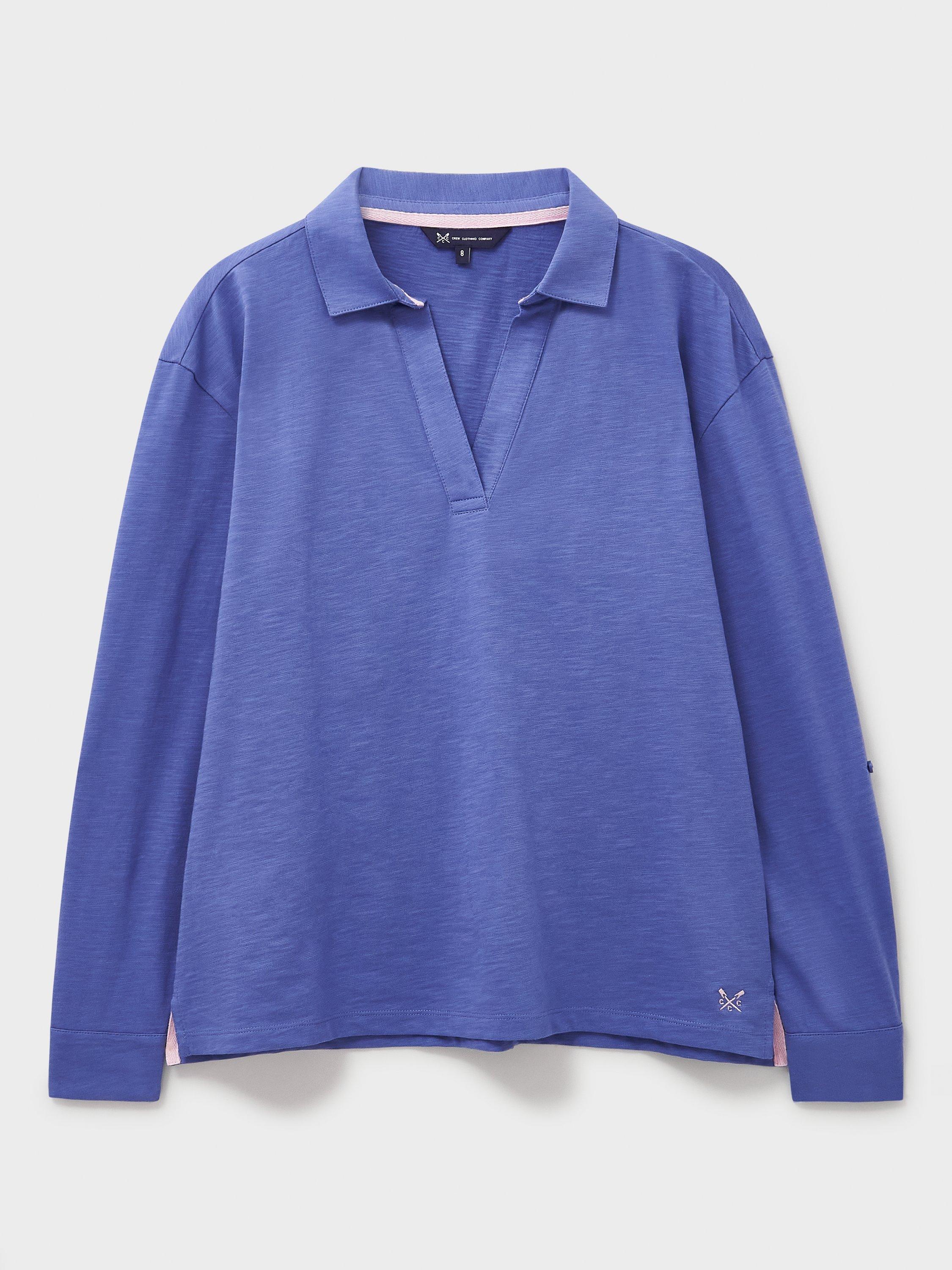 Product image 5 of 5, which shows Crew Clothing Long Sleeve Shirt, Dark Blue, 10