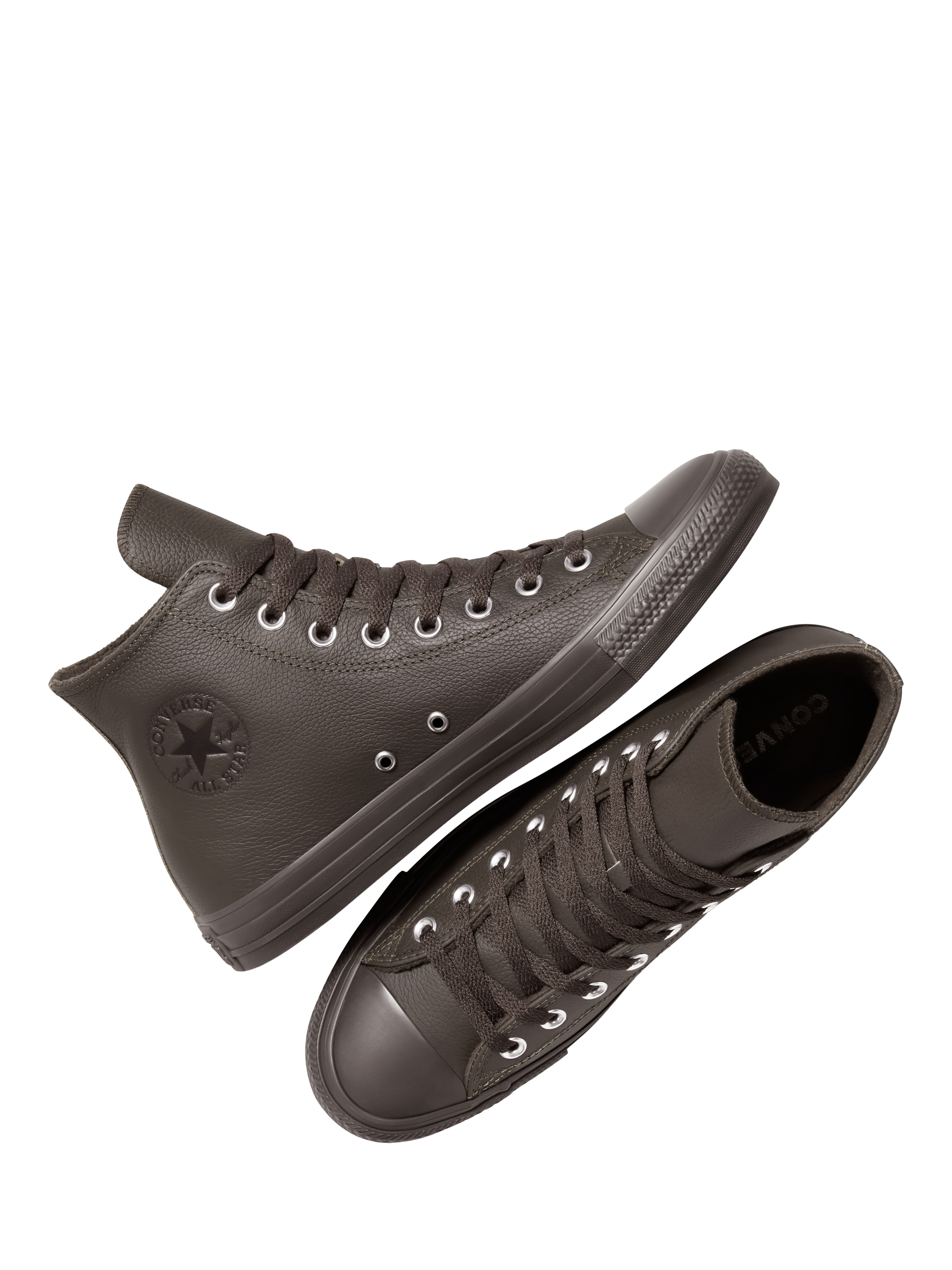 Converse Chuck Taylor All Star Hi-Top Warm Lined Leather Trainers ...