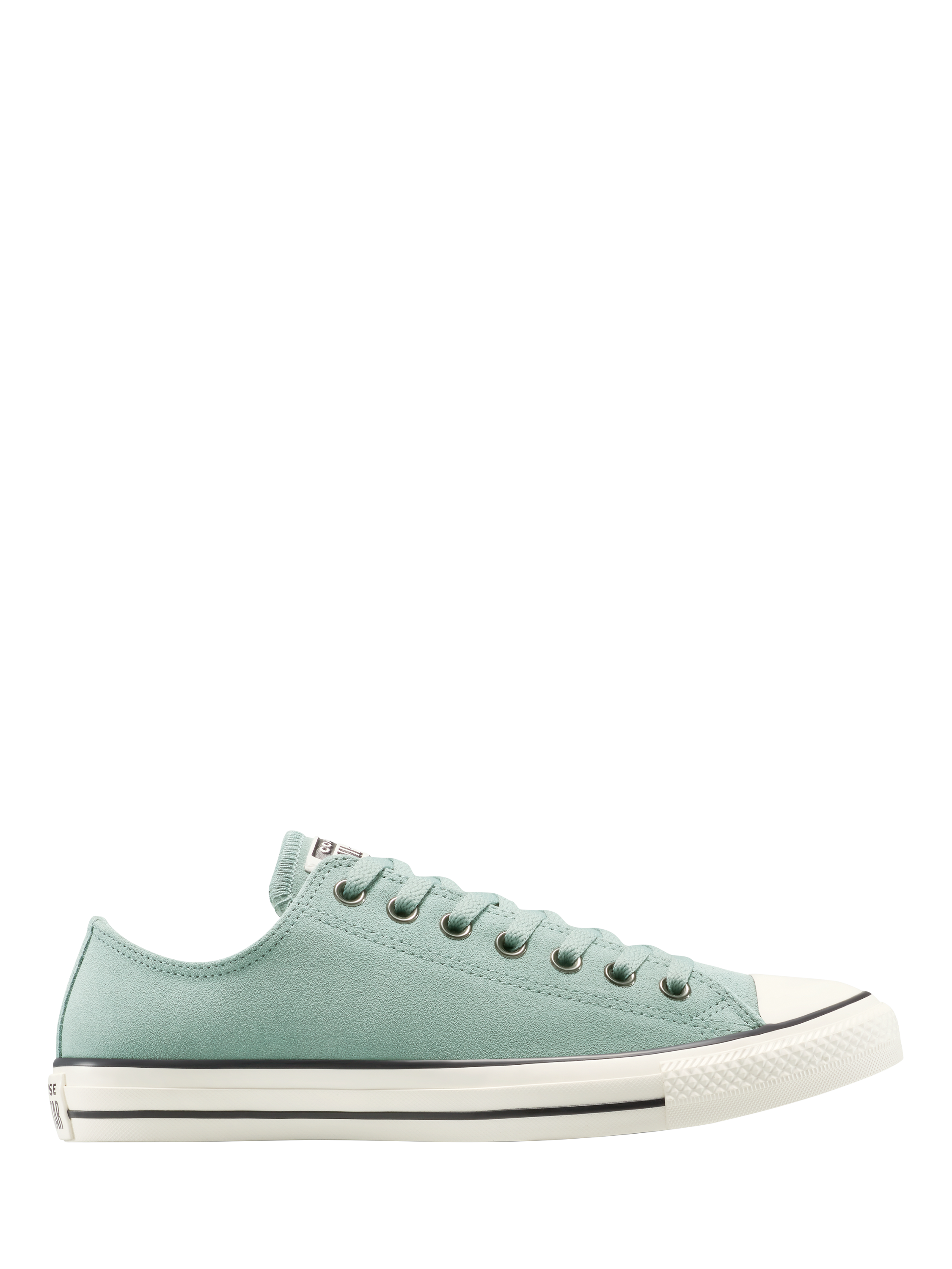 Product image 1 of 4, which shows Converse Chuck Taylor All Star Low Top Suede Trainers, Mountain Teal, 8