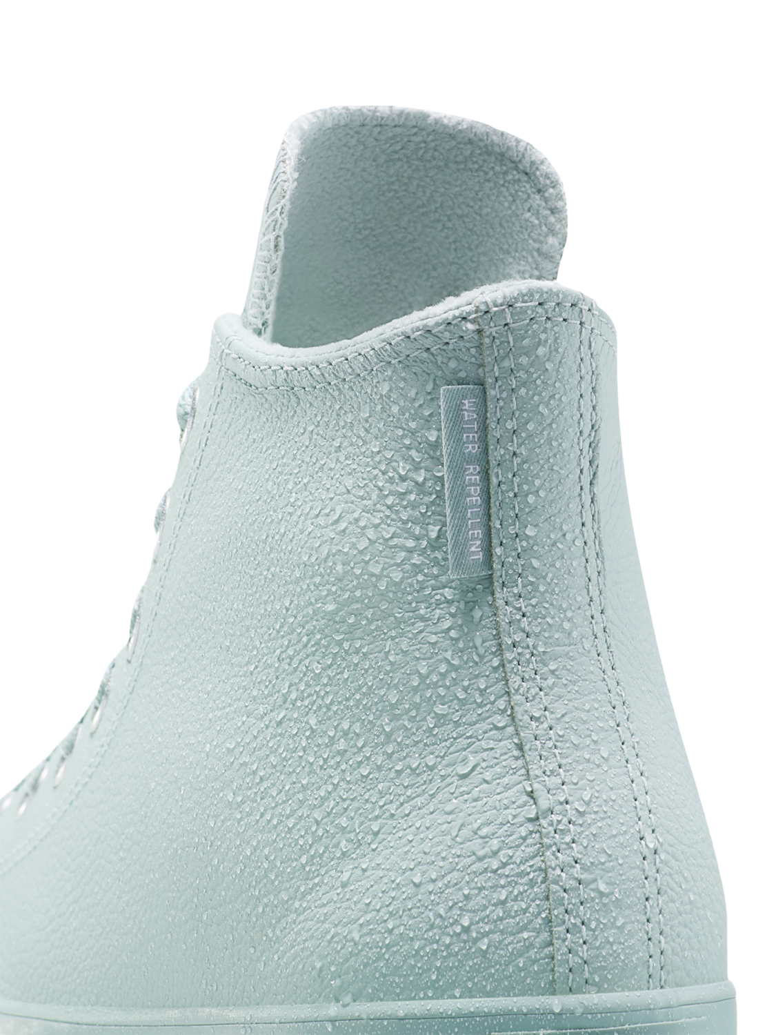 Product image 4 of 4, which shows Converse Chuck Taylor All Star Hi-Top Warm Lined Leather Trainers, Mountain Teal, 8