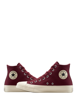 Converse Chuck Taylor All Star Double Protected Hi-Top Trainers - view 2, Bordeaux