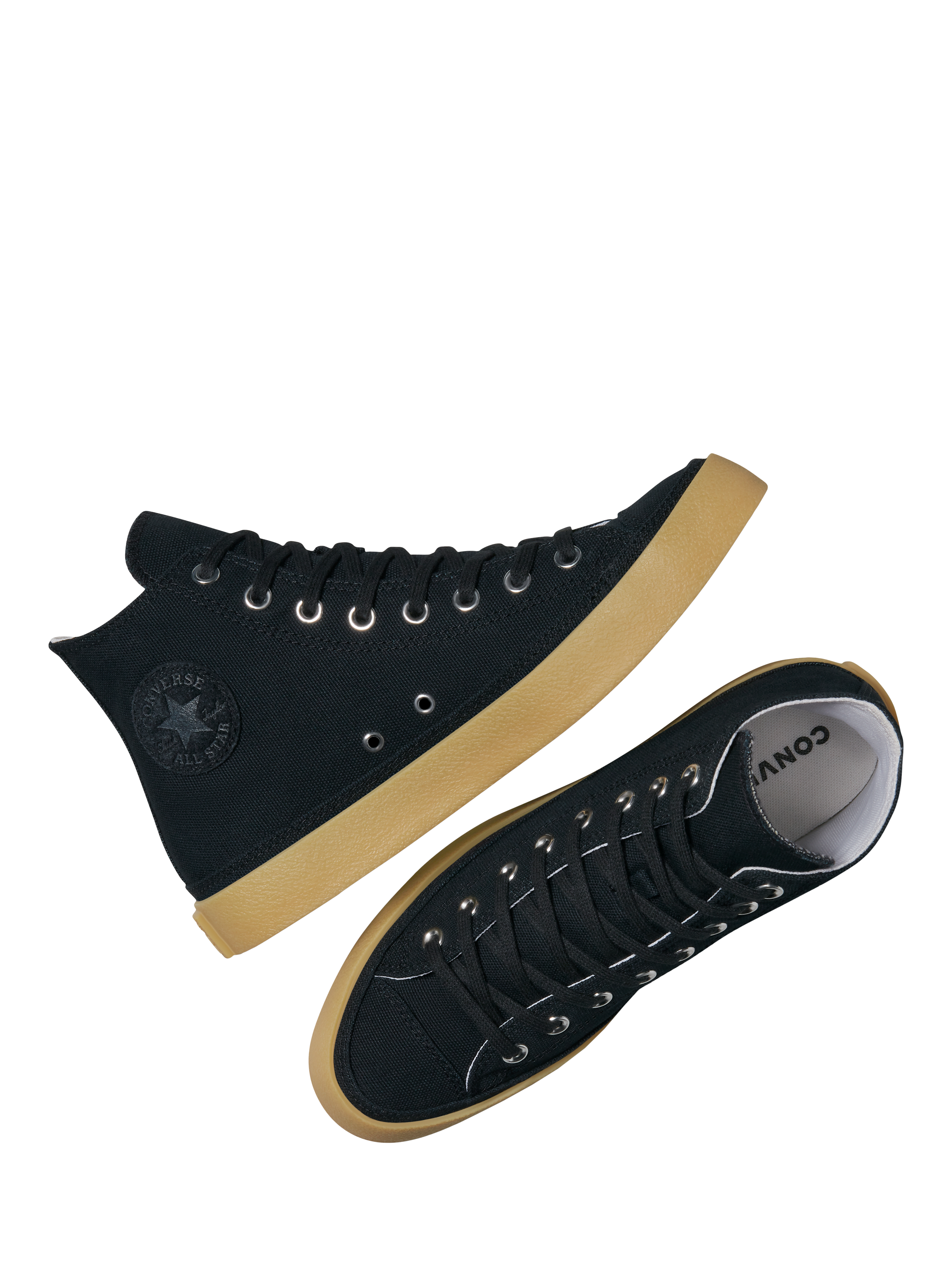 Product image 3 of 4, which shows Converse Chuck Taylor All Star Hi-Top Trainers, Black, 7