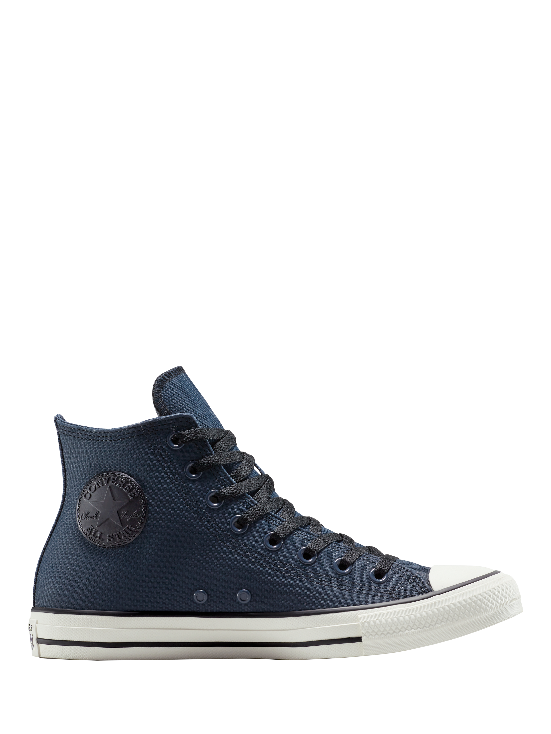 Product image 1 of 4, which shows Converse Chuck Taylor All Star TecTuff Hi Top Trainers, Navy, 7